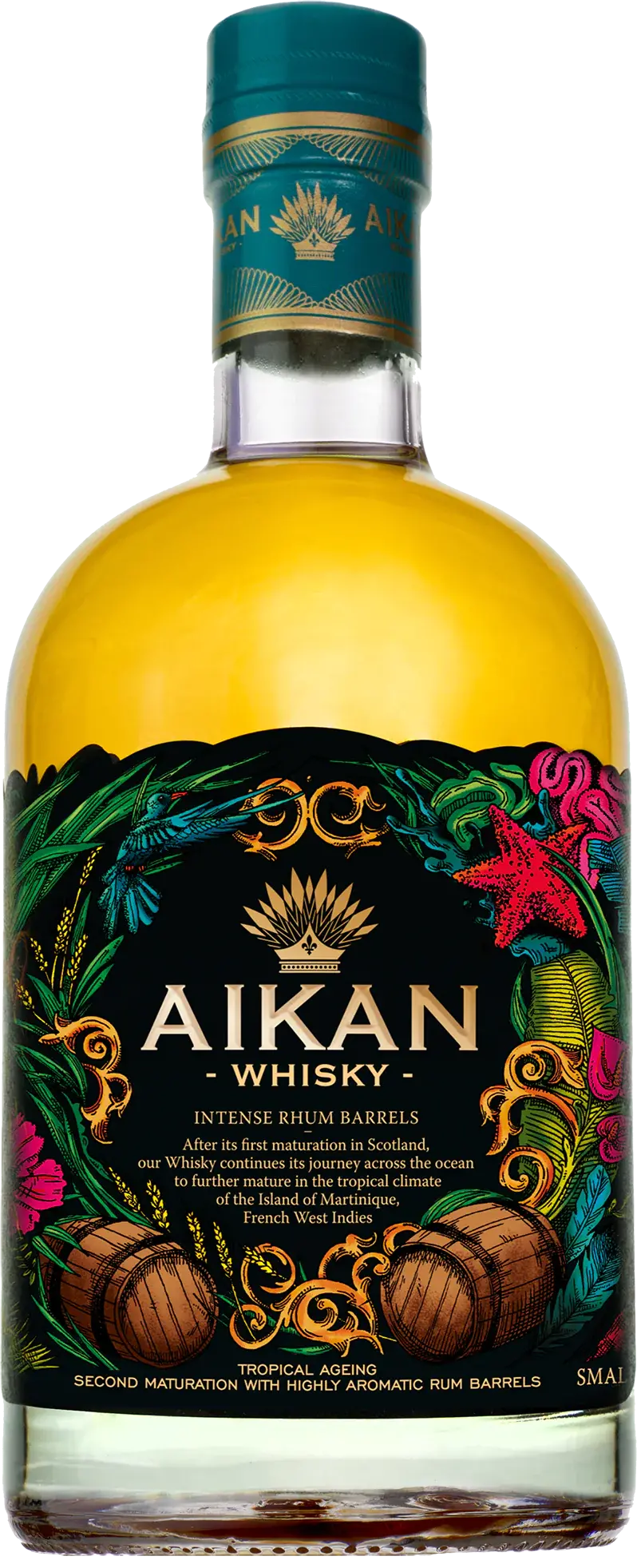 Aikan Whisky Intense Rhum Barrels 40% Vol. 0,7l
