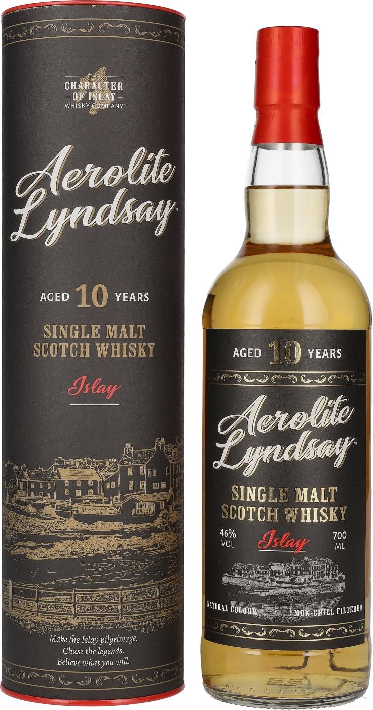 The Character of Islay Whisky Company Aerolite Lyndsay 10 Years Old Islay Single Malt Scotch Whisky 46% Vol. 0,7l in Giftbox
