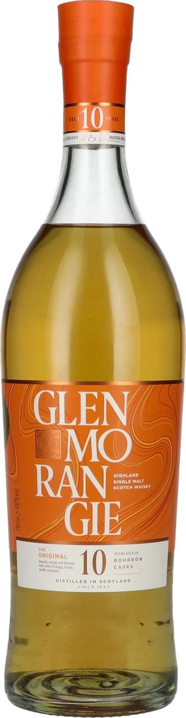 Glenmorangie THE ORIGINAL 10 Years Old Highland Single Malt 40% Vol. 0,7l