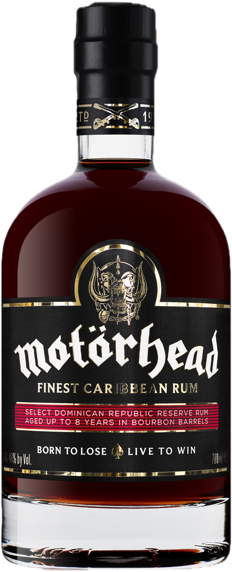 Motörhead Finest Caribbean Rum 40% Vol. 0,7l