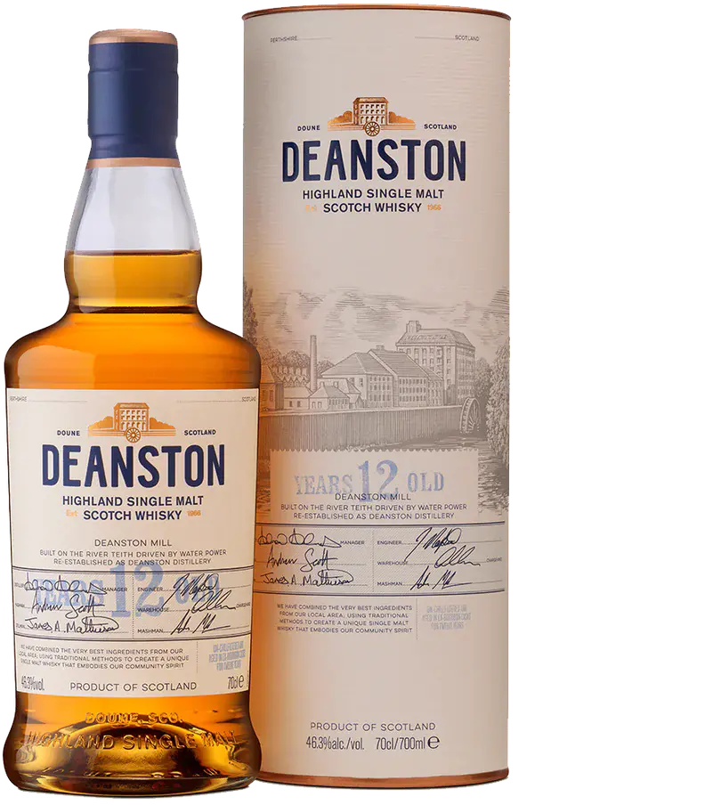 Deanston 12 YEAR WHISKY 46,3% Vol. 0,7l in Giftbox