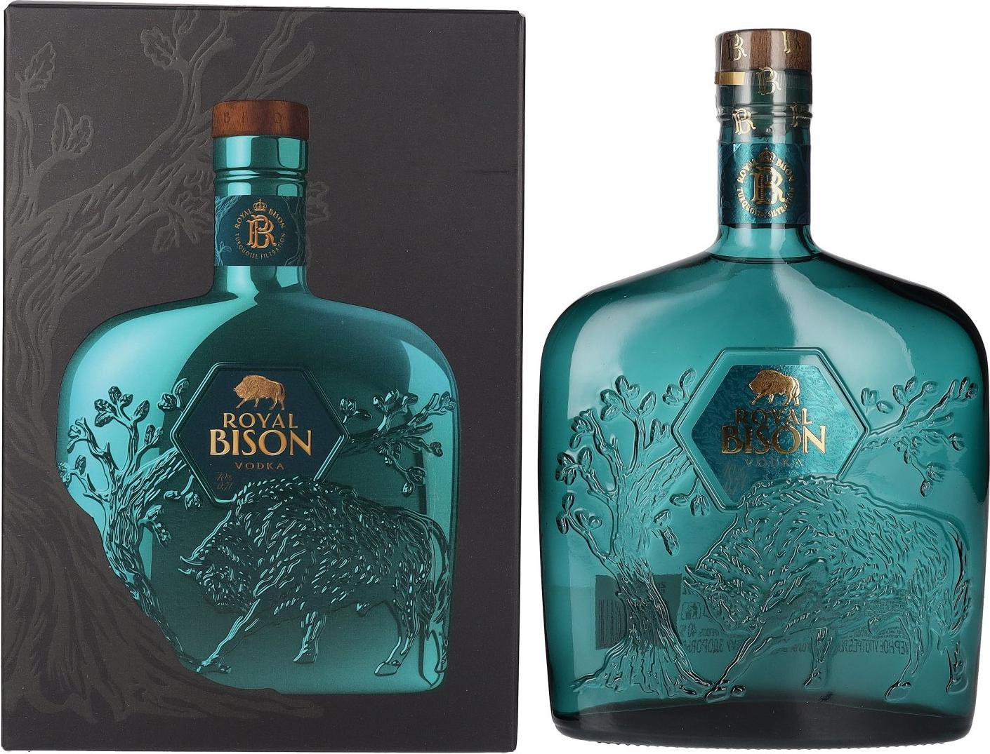 Royal Bison Supreme Vodka 40% Vol. 0,7l in Giftbox