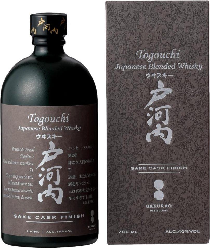 Togouchi Sake Cask Finish Japanese Blended Whisky 40% Vol. 0,7l in Giftbox