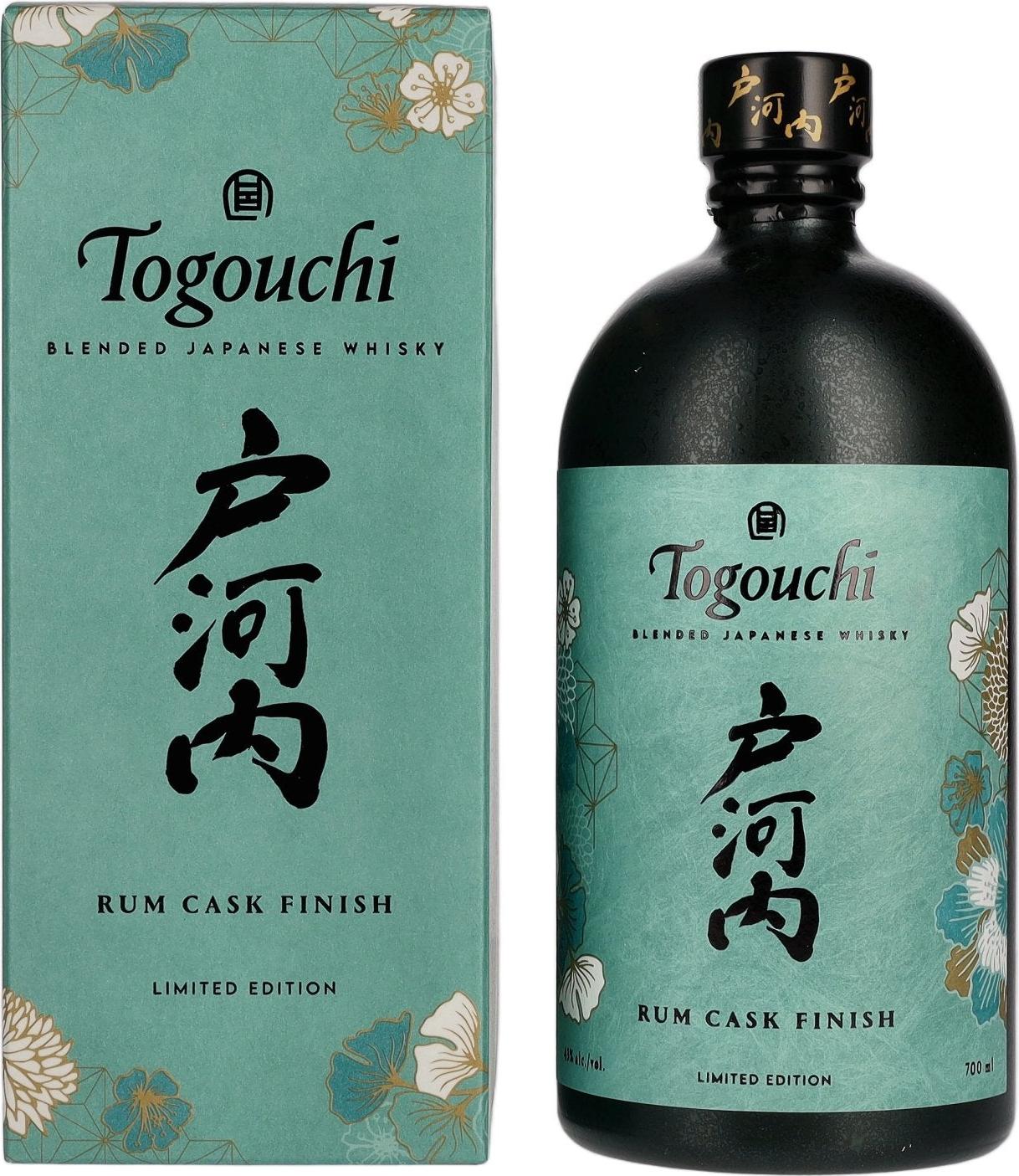 Togouchi Japanese Blended Whisky Rum Cask Finish 43% Vol. 0.7l Giftbox