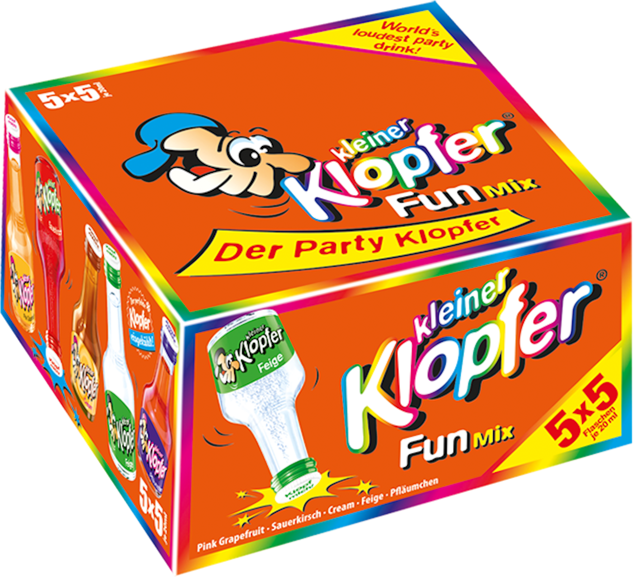 Kleiner Klopfer Fun Mix Liqueurs 25x0,02l