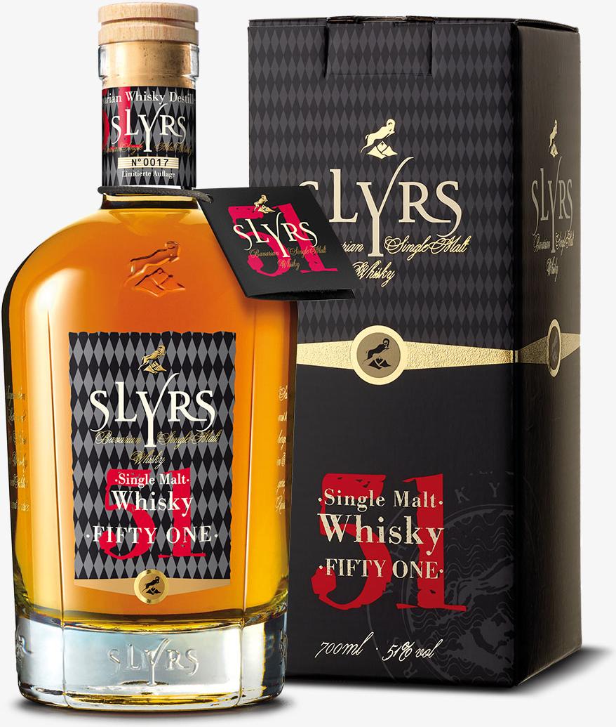 SLYRS FIFTY ONE Single Malt Whisky 51% Vol. 0,7l in Giftbox
