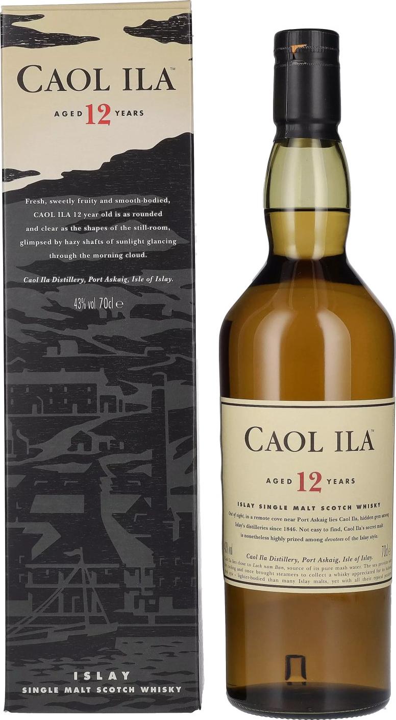Caol Ila 12 Years Old Single Malt Scotch Whisky 43% Vol. 0,7l in Giftbox