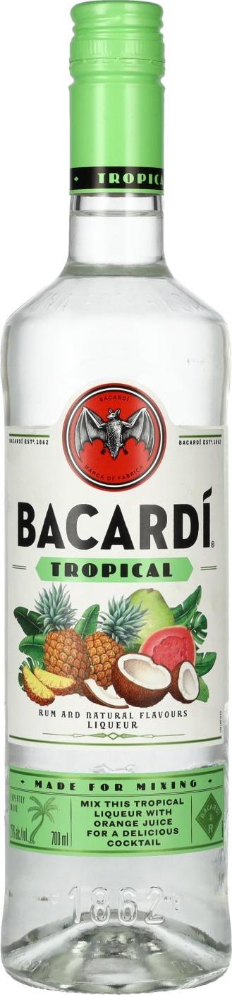 Bacardi TROPICAL Rum And Natural Flavours Liqueur 27% Vol. 0,7l