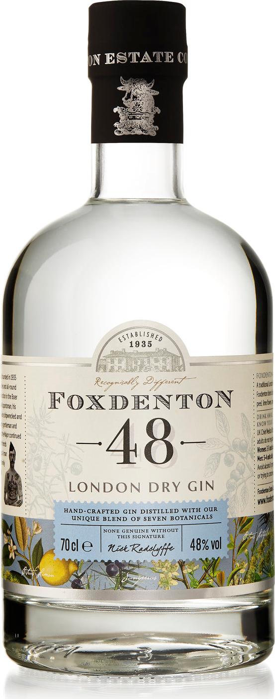 Foxdenton 48 London Dry Gin 48% Vol. 0,7l