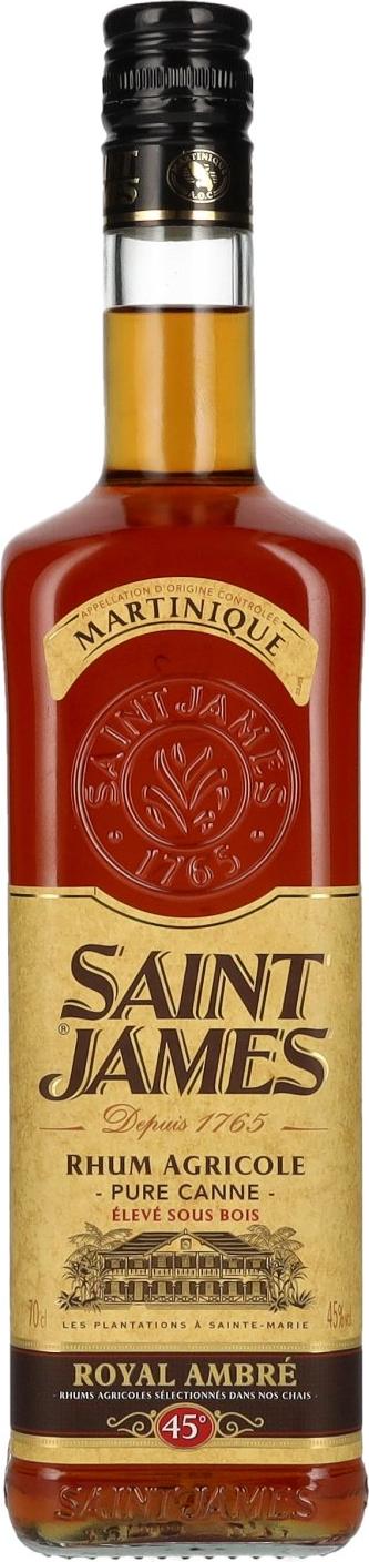 Saint James ROYAL AMBRÈ Rhum Agricole 45% Vol. 0,7l