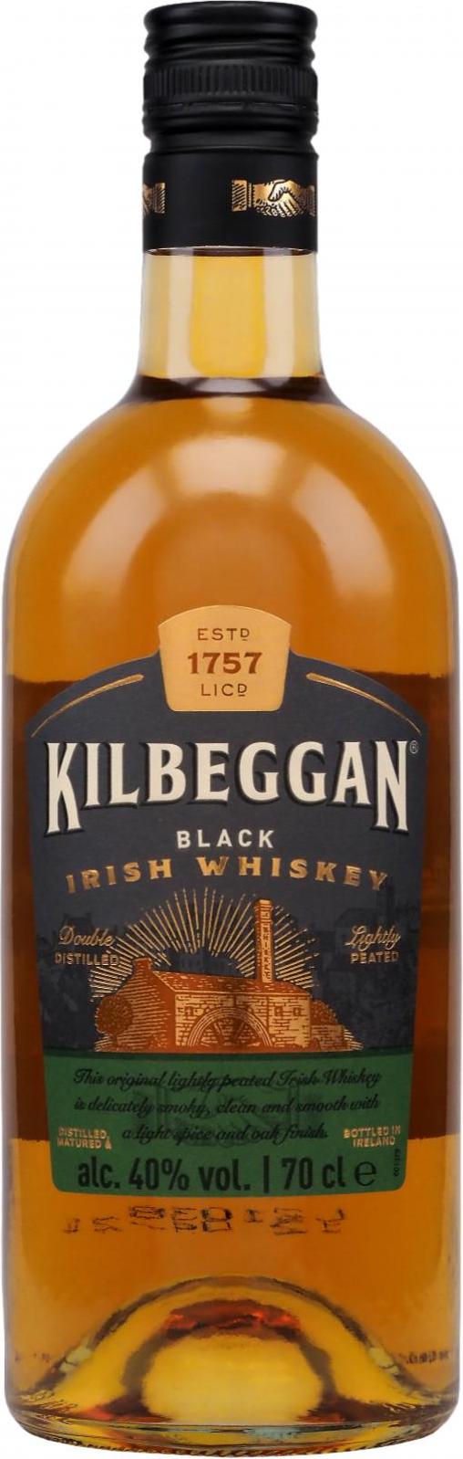 Kilbeggan Black Irish Whiskey 40% Vol. 0,7l