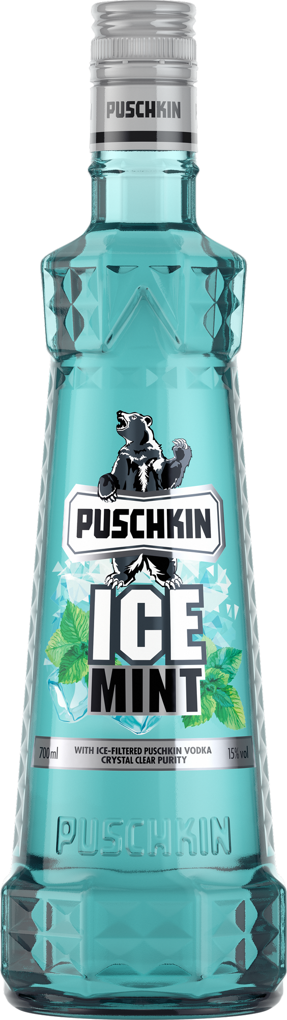 Puschkin ICE MINT Vodka Liqueur 15% Vol. 0,7l