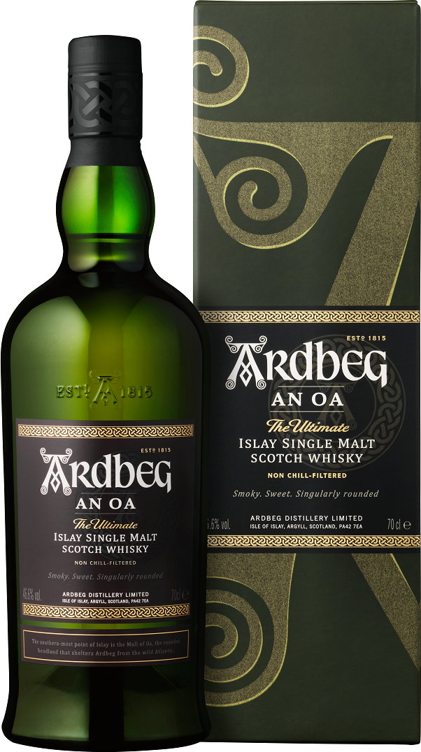 Ardbeg AN OA Islay Single Malt 46,6% Vol. 0,7l in Giftbox