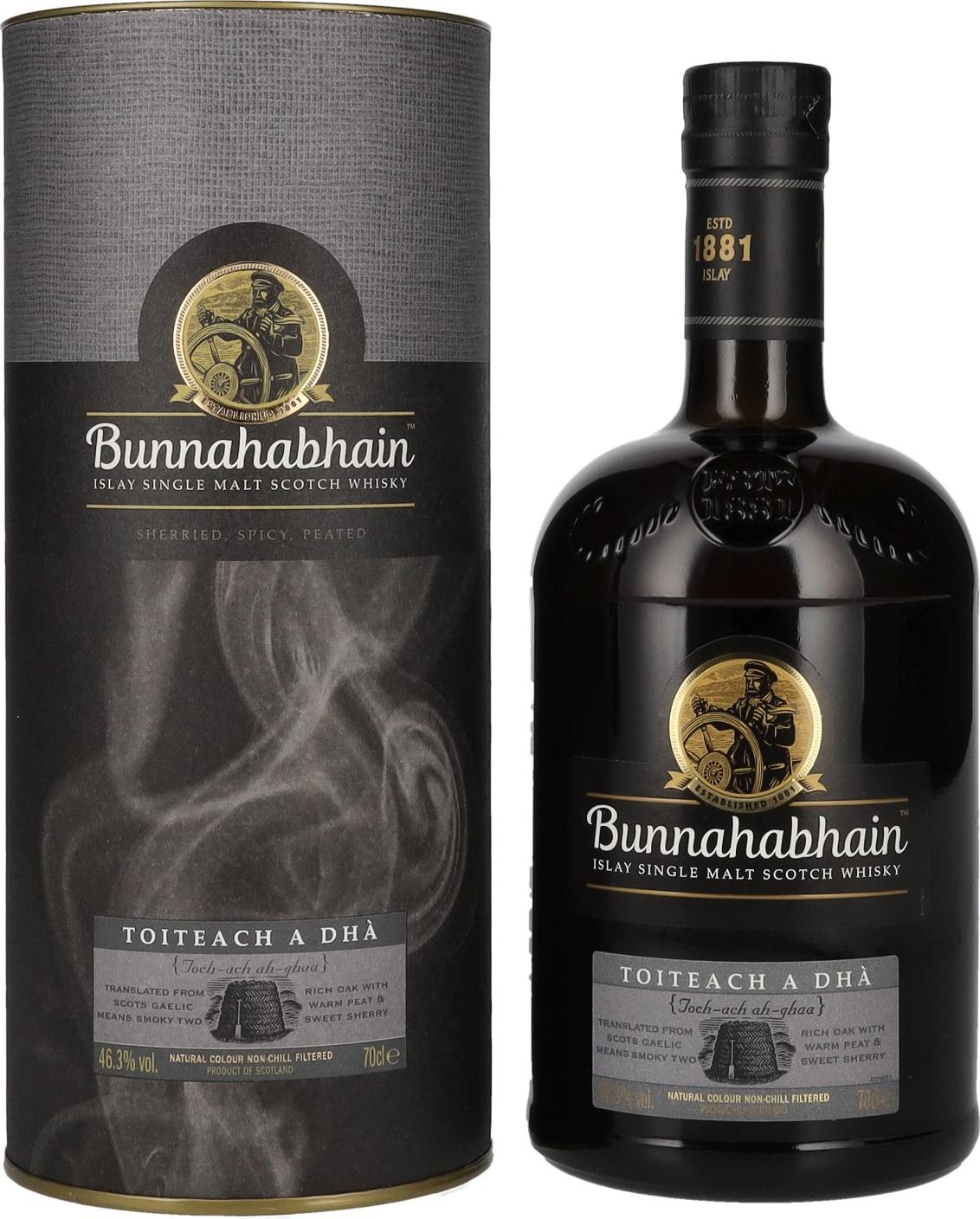 Bunnahabhain TOITEACH A DHÀ 46,3% Vol. 0,7l in Giftbox