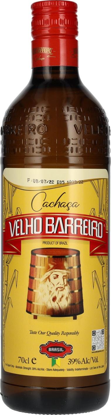 Velho Barreiro Cachaça 39% Vol. 0,7l