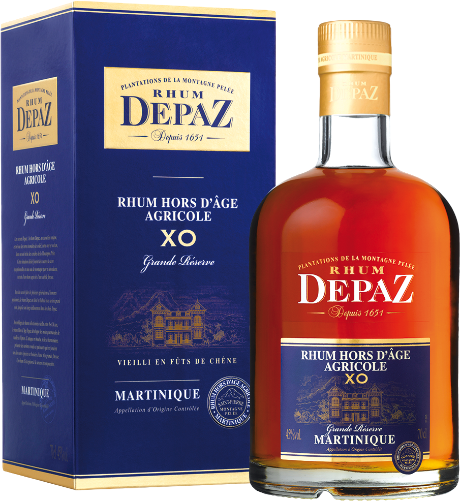 Depaz Rhum Hors D'Âge Agricole XO Grande Réserve 45% Vol. 0,7l in Giftbox