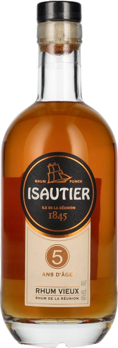 Isautier Rhum Vieux 5 Ans D'Âge Blend 40% Vol. 0,7l