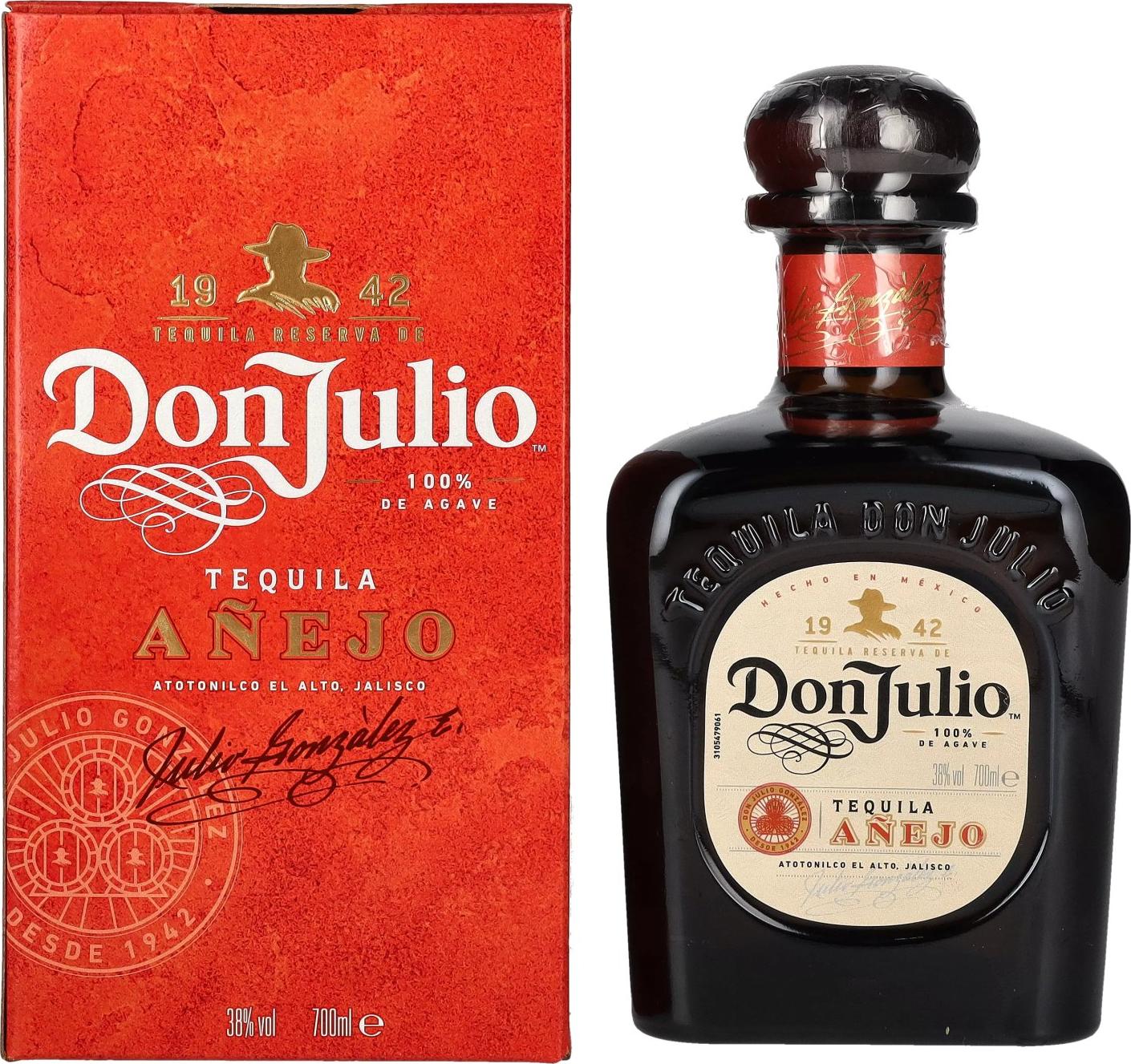 Don Julio Añejo Tequila 38% Vol. 0,7l in Giftbox