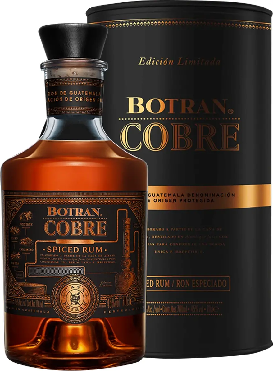 Botran COBRE Spiced Rum 45% Vol. 0,7l