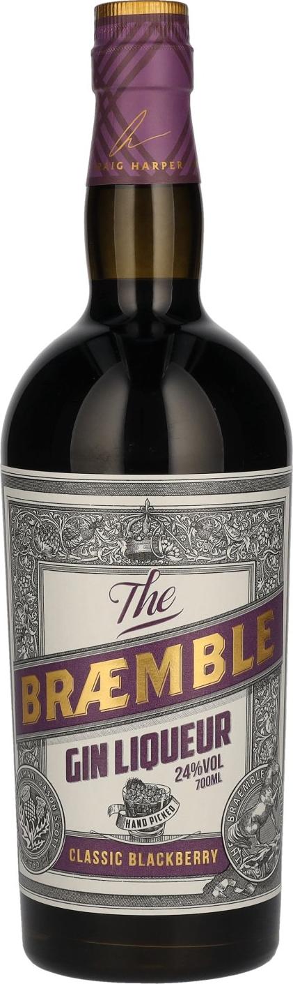 Kirker Greer Spirits The BRAEMBLE Gin Liqueur Classic Blackberry 24% Vol. 0,7l