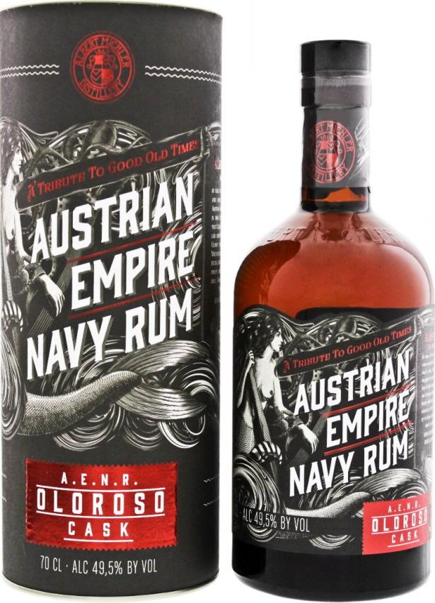 Austrian Empire Navy OLOROSO CASK 49,5% Vol. 0,7l in Giftbox