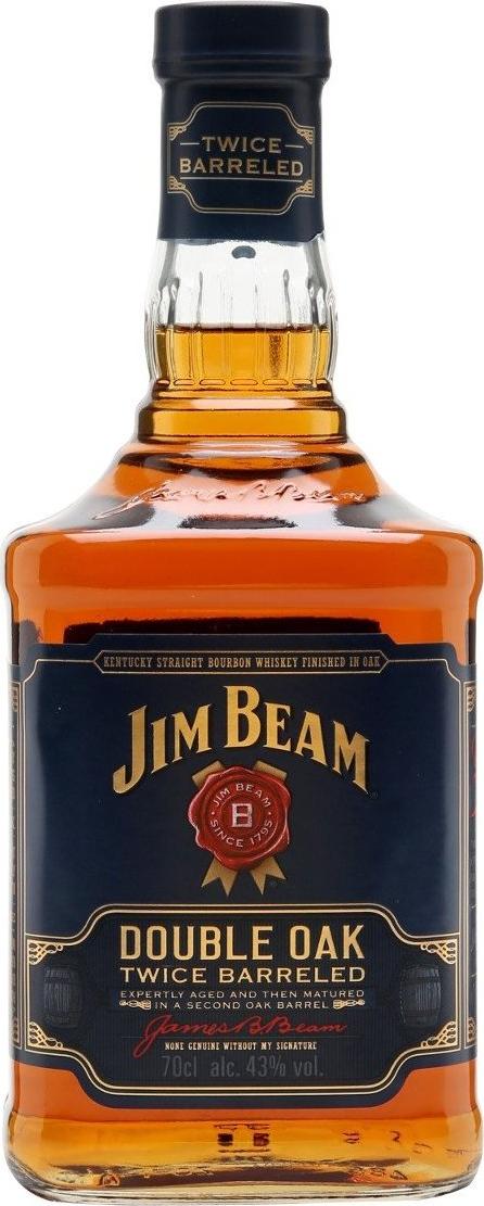 Jim Beam Double Oak Twice Barreled 43% Vol. 0,7l