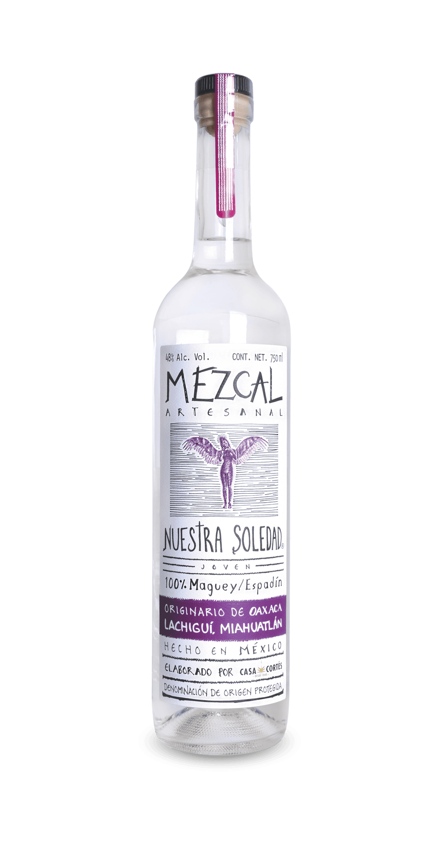 Nuestra Soledad LACHIGUÍ MIAHUATLÁN Joven Mezcal 48% Vol. 0,7l
