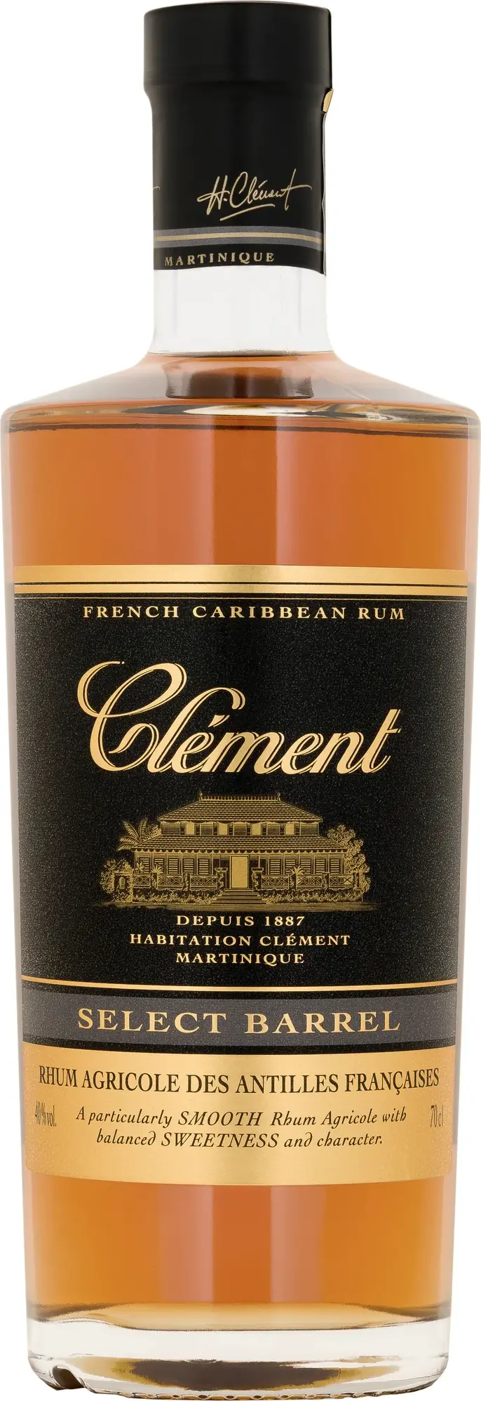 Clément Select Barrel Rum 40% Vol. 0,7l
