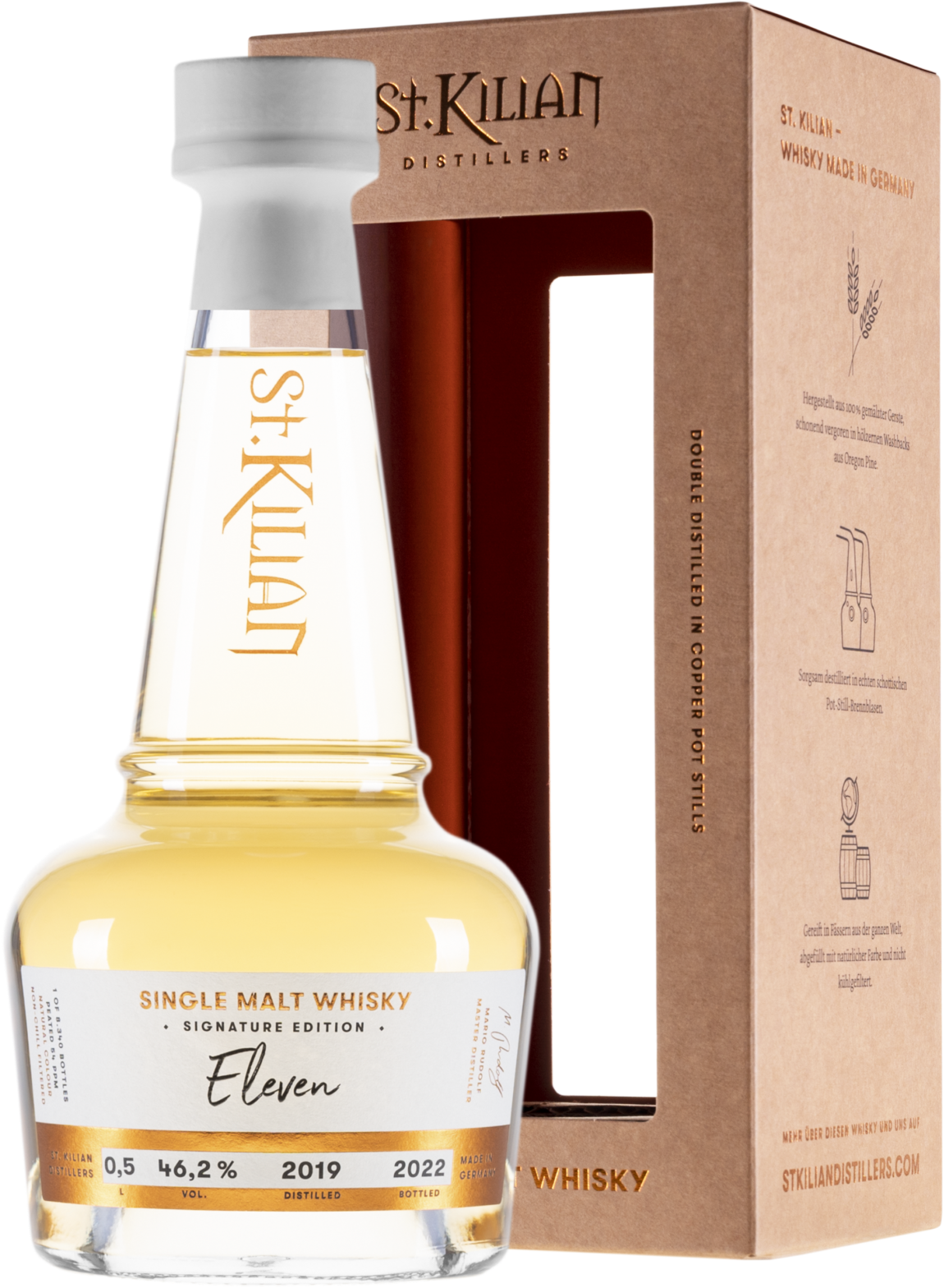 St. Kilian Signature Edition ELEVEN Single Malt Whisky 46,2% Vol. 0,5l in Giftbox