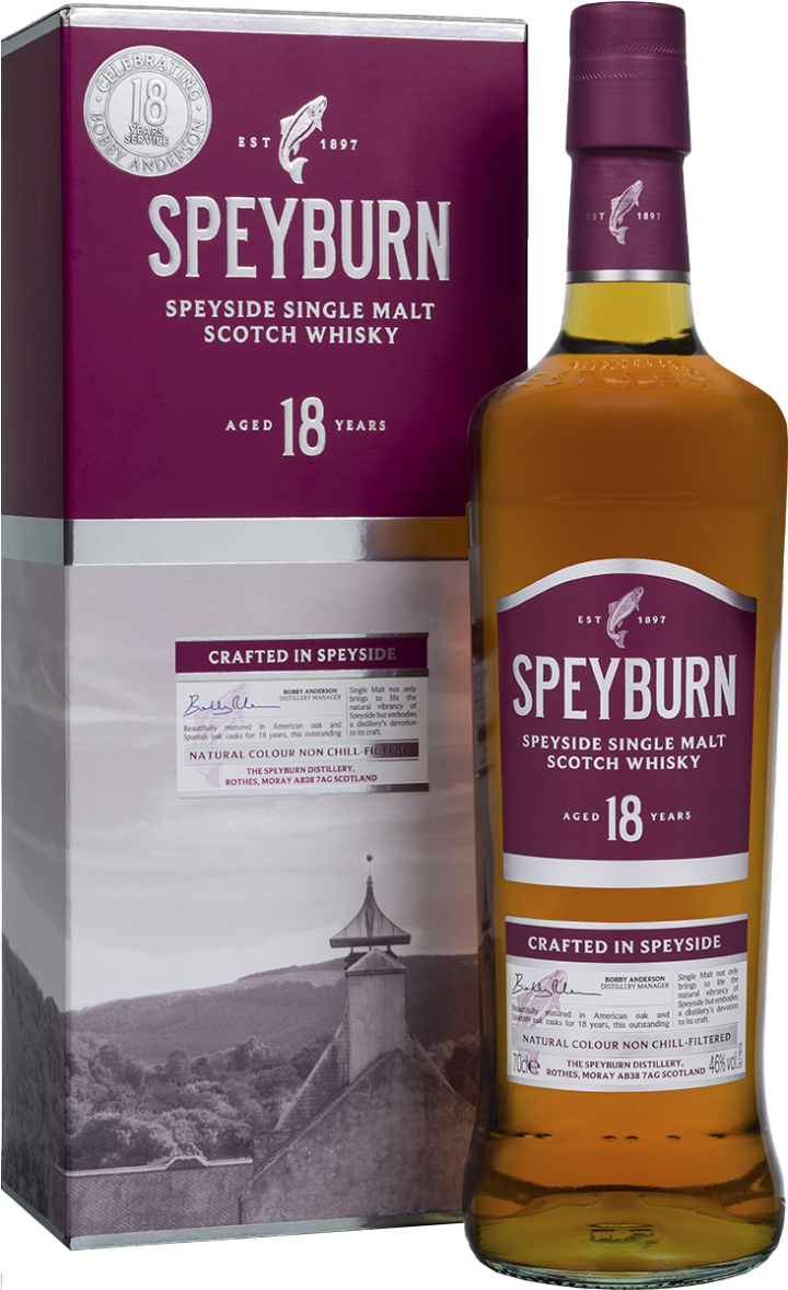 Speyburn 18 YEAR OLD Speyside Single Malt Scotch Whisky 46% Vol. 0,7l in Giftbox