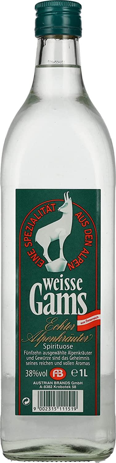 Weisse Gams Echter Alpine Herbs 38% Vol. 1l