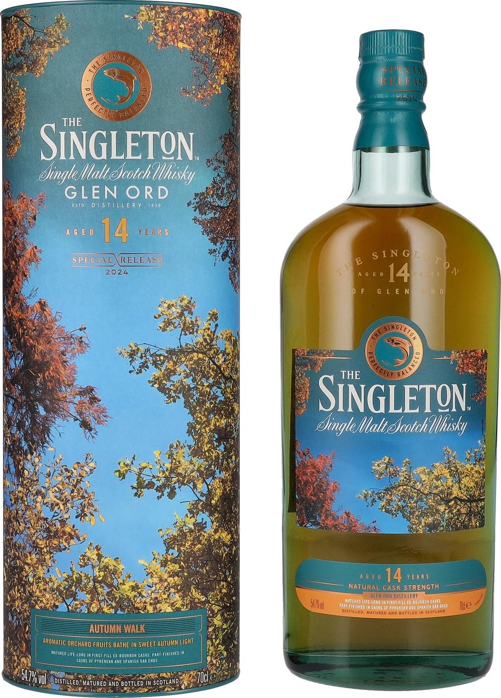 The Singleton 14 Years Old GLEN ORD Autumn Walk Single Malt Special Release 2024 54,7% Vol. 0,7l in Giftbox