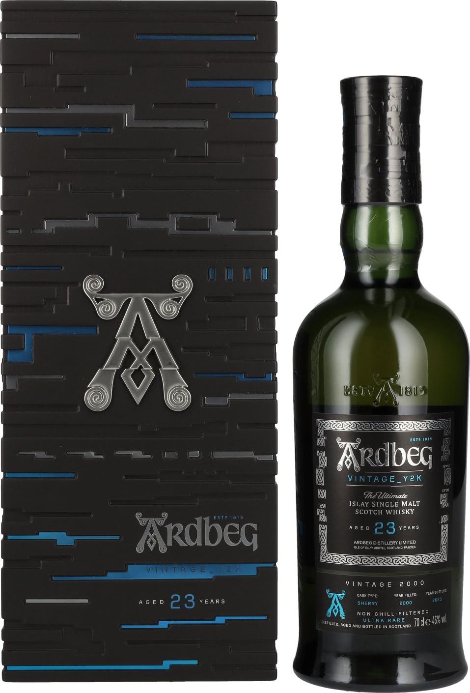 Ardbeg 23 Years Old The Ultimate Vintage Y2K 2000 46% Vol. 0,7l in Giftbox