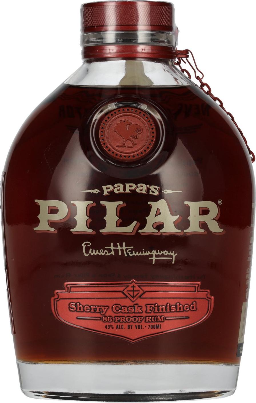 Papa’s Pilar DARK RUM SPANISH SHERRY CASKS Limited Edition 43% Vol. 0,7l