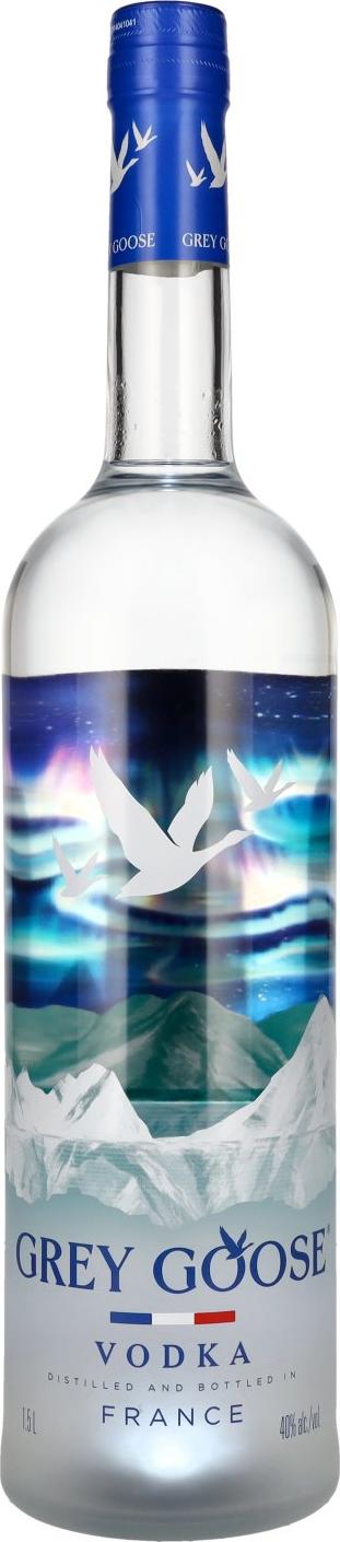Grey Goose NORTHERN LIGHTS Edition Vodka 40% Vol. 1,5l + LED Light