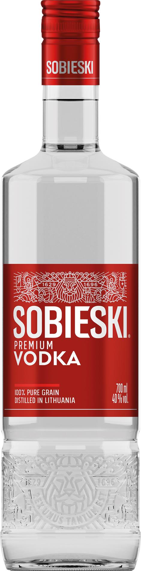 Sobieski Premium Vodka 40% Vol. 0,7l
