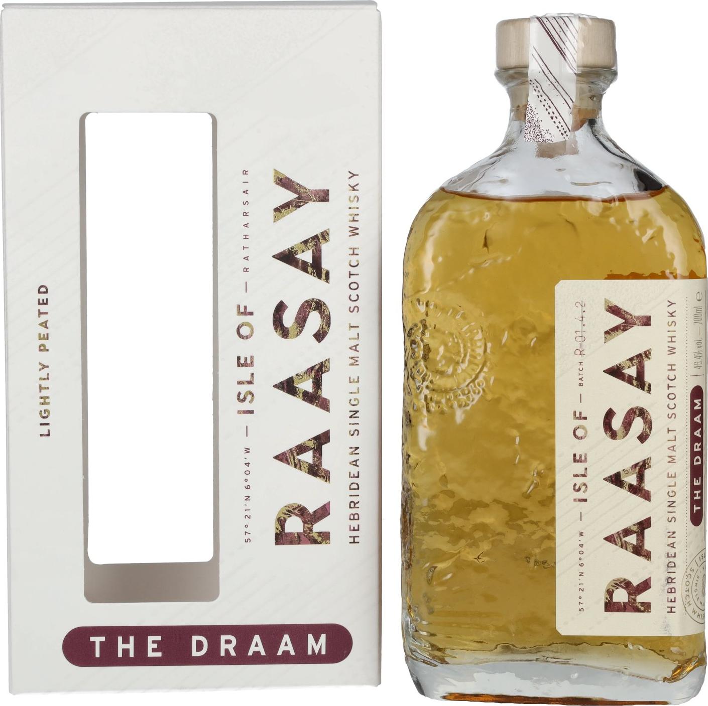 Isle of RAASAY The Draam Hebridean Single Malt 46,4% Vol. 0,7l in Giftbox