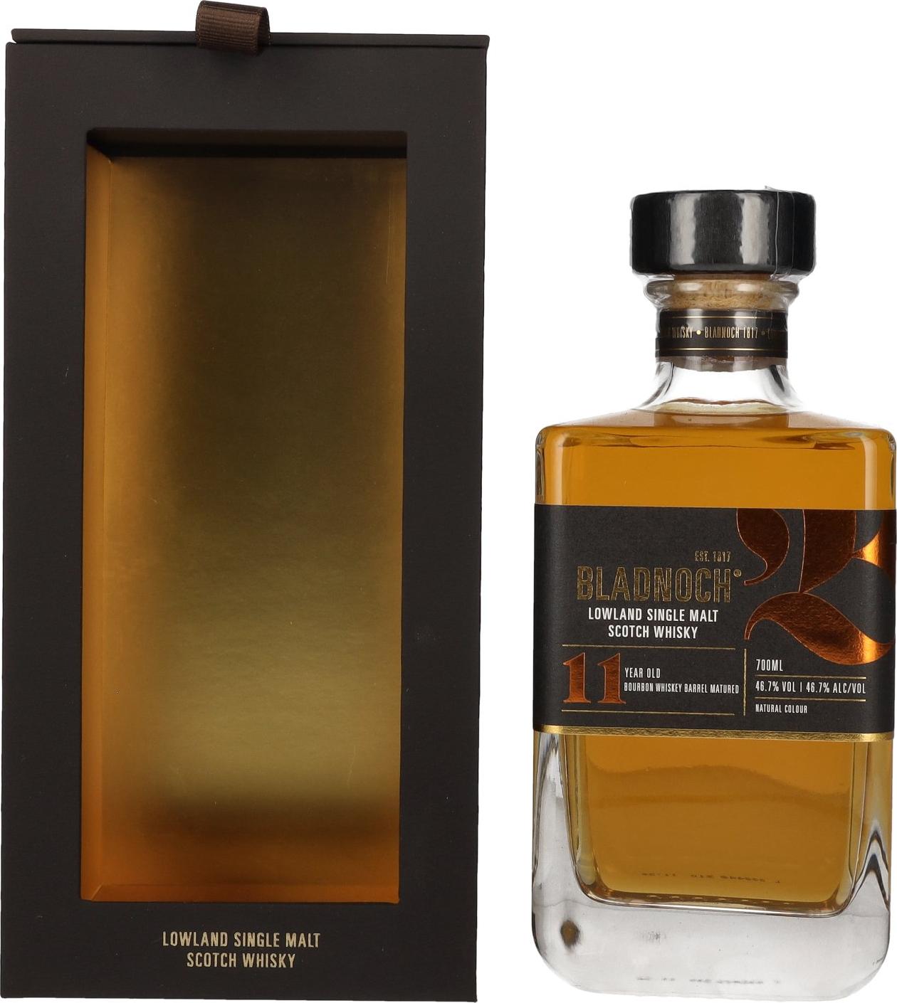 Bladnoch 11 Years Old Whisky 46,7% Vol. 0,7l in Giftbox