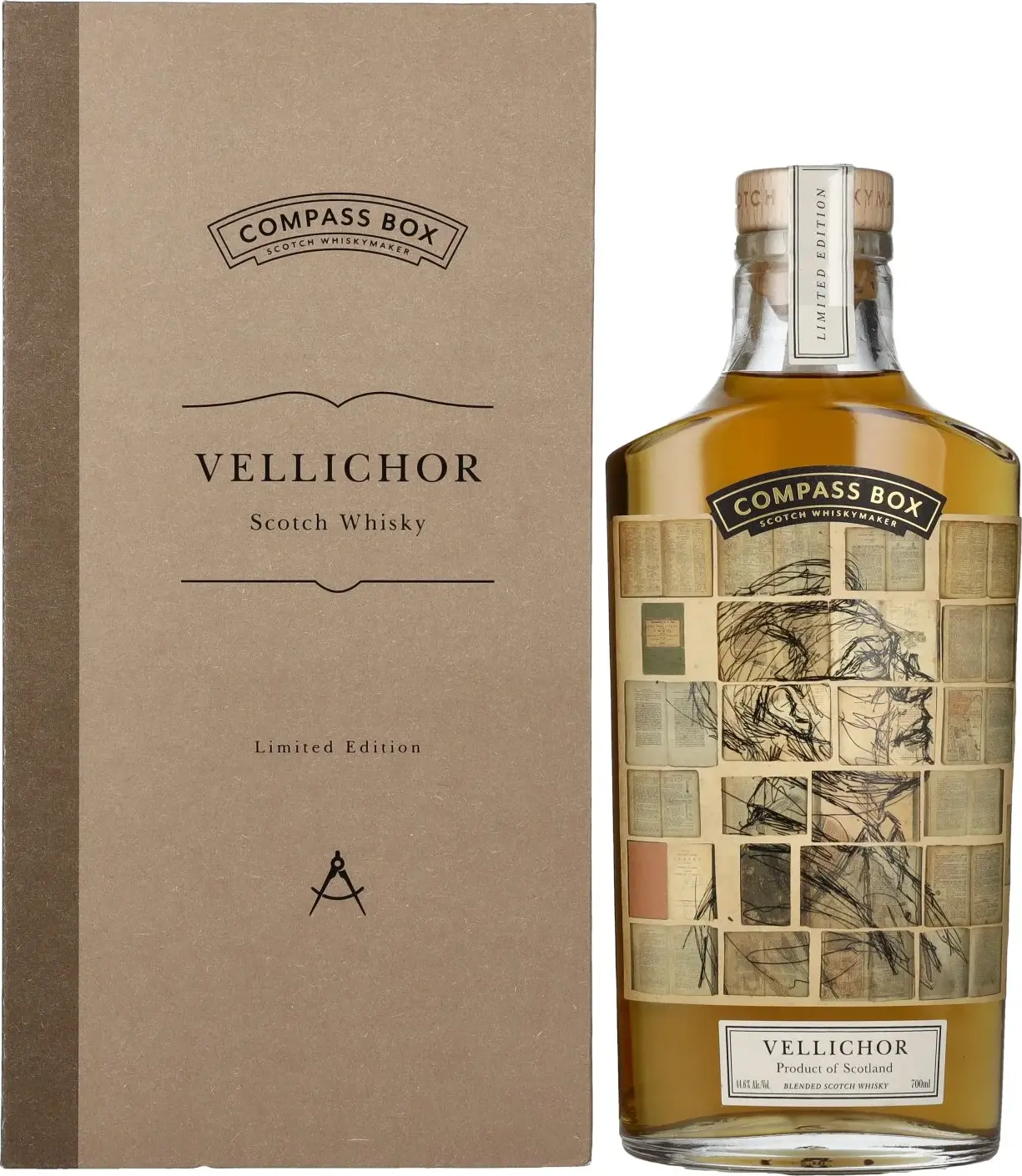 Compass Box VELLICHOR Blended Scotch Whisky 44,6% Vol. 0,7l in Giftbox