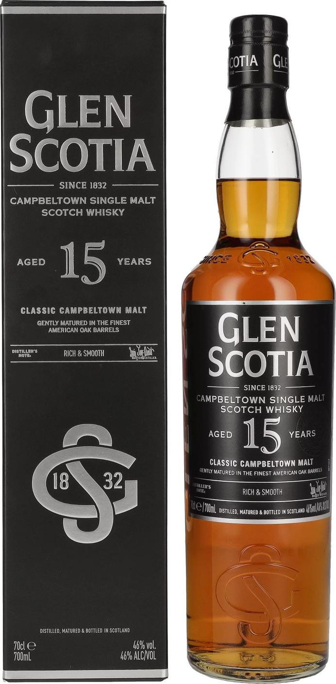 Glen Scotia 15 Year Old 46% Vol. 0,7l
