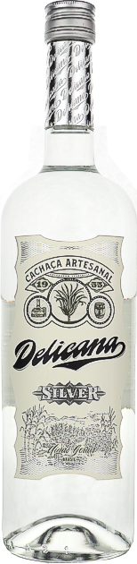 Delicana Cachaça Artesanal Silver 38% Vol. 1l