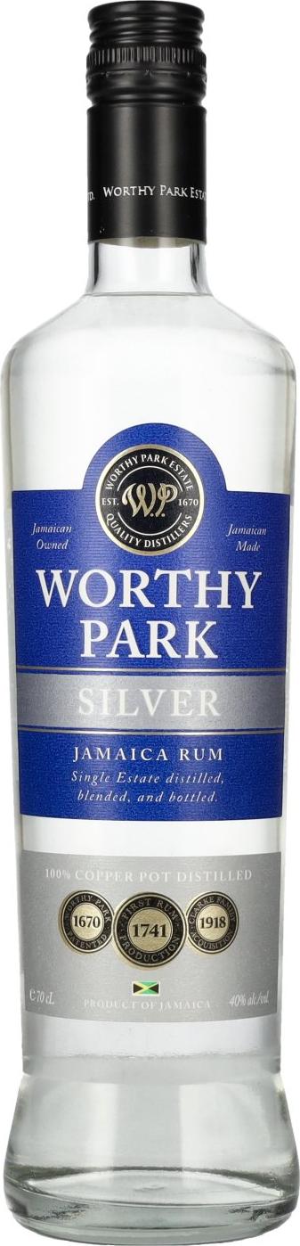Rum-Bar Worthy Park Estate SILVER 100% Copper Pot Jamaica Rum 40% Vol. 0,7l