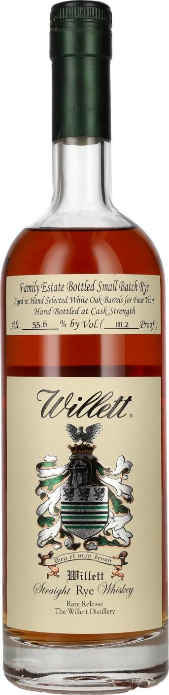 Willett Straight Rye Whiskey Rare Release Family Estate 0,7l