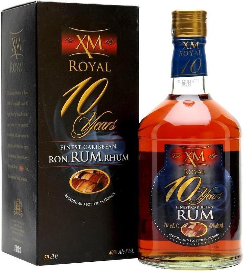 Banks DIH XM ROYAL 10 Years Old Fines Caribbean Rum 40% Vol. 0,7l in Giftbox