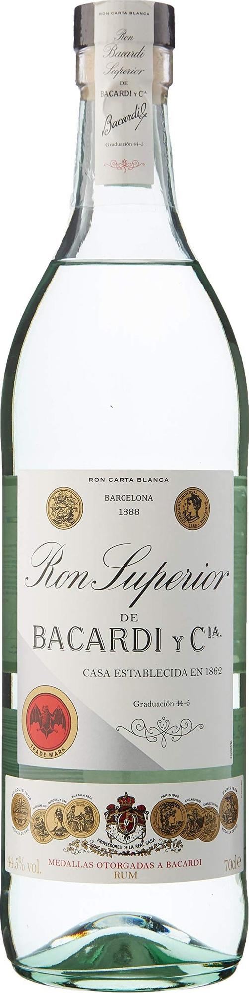 Bacardi Ron Superior Heritage 1909 44,5% Vol. 0,7l