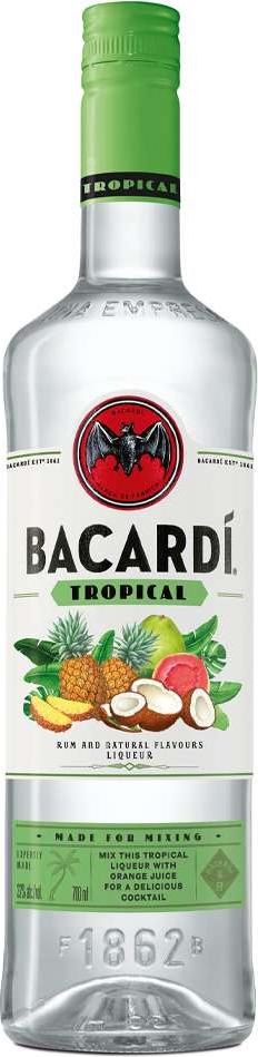 Bacardi TROPICAL Rum And Natural Flavors Liqueur 32% Vol. 0,7l