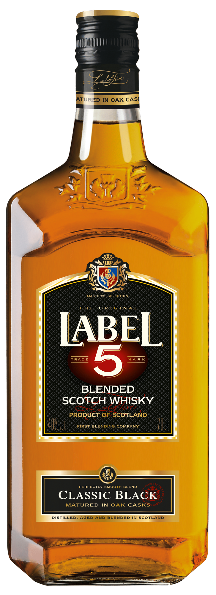 Label 5 Classic Black 40% Vol. 0,7l