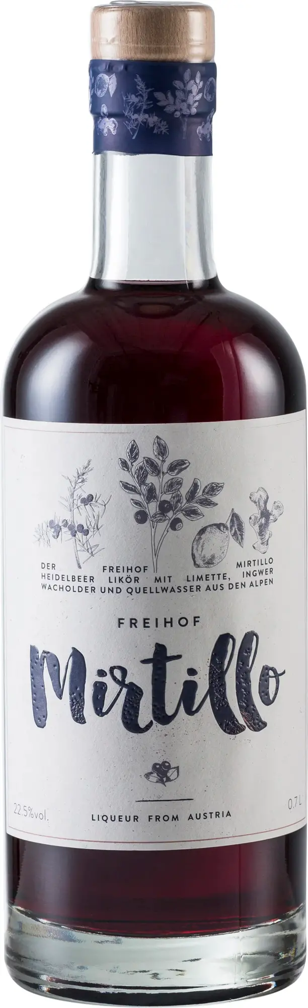 Mirtillo Freihof Mirtillo Liqueur 22,5% Vol. 0,7l