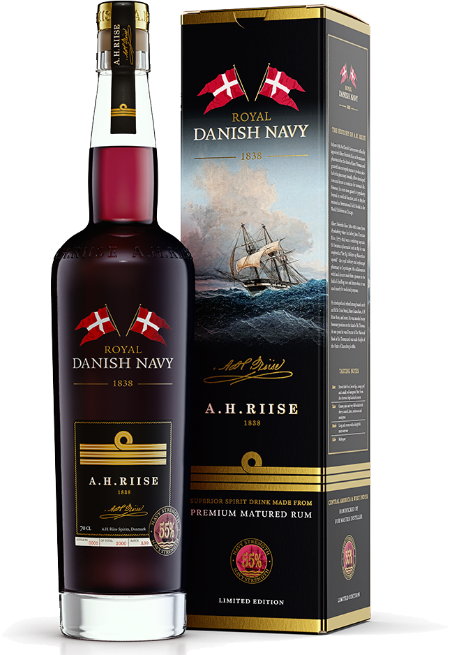 A.H. Riise / Old St. Croix Royal DANISH NAVY STRENGTH 55% Vol. 0,7l