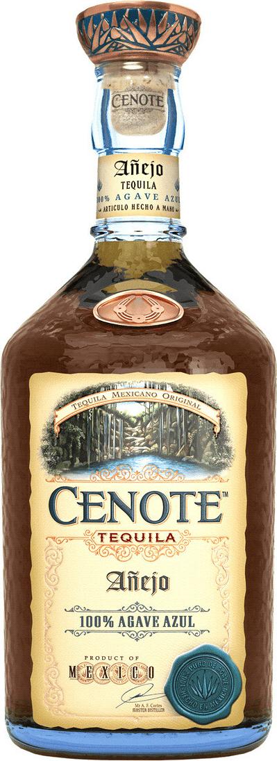 Cenote Tequila Añejo 100% Agave Azul 40% Vol. 0,7l
